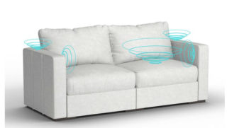 Lovesac 2 Seats + 4 Sides with StealthTech Sound + Charge