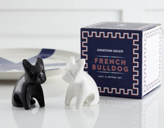 Jonathan Adler Menagerie French Bulldog Salt & Pepper Shaker Set