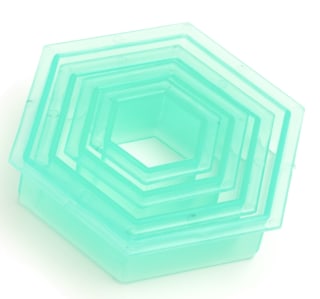 Sweet Sugarbelle Hexagon Cookie Cutters Set