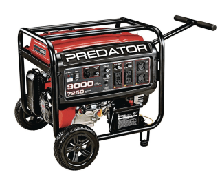 9000 Watt Gas Powered Portable Generator, EPA III