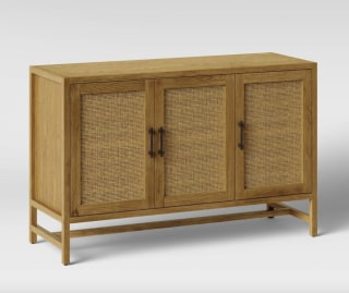 Warwick 3-Door Natural Accent TV Stand