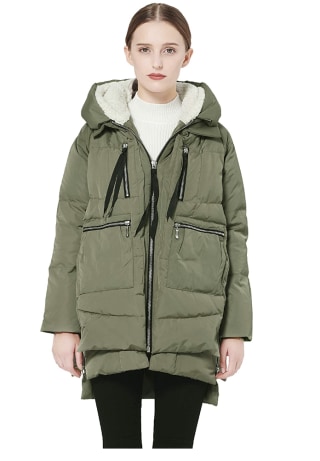 Orolay Women's Thickened Down Jacket