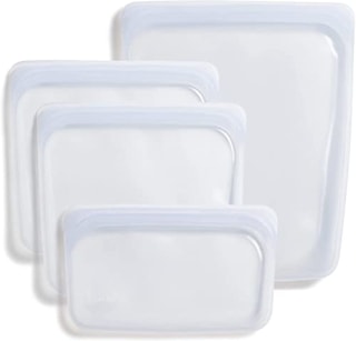 Stasher Silicone Reusable Storage Bag, Bundle 4-Pack