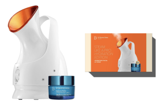 Dr. Dennis Gross Pro Facial Steamer and Hyaluronic facial cream