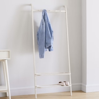 West Elm Bamboo Leaning Garment Rack