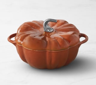 Staub Enameled Cast Iron Pumpkin Cocotte
