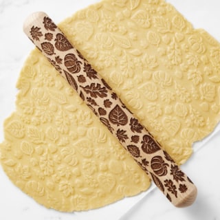 Williams Sonoma Fall Harvest Embossed Rolling Pin