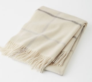 Garnet Hill Wool & Cashmere Throw Blanket