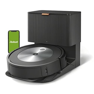 iRobot Roomba j7+ (7550) Self-Emptying Robot Vacuum - Identifies and avoids obstacles like pet waste & cords, Empties itself for 60 days, Smart Mapping, Works with Alexa, Ideal for Pet Hair, Graphite
