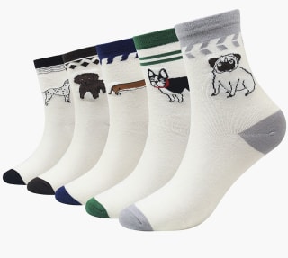 Wish Island Animal Crew Socks
