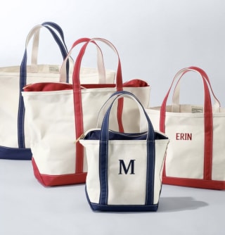 L.L. Bean Zip-Top Tote Bag