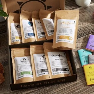 Bean Box Deluxe Coffee and Chocolate Tasting Box