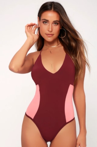 Bedrock ruffle orders swimdress