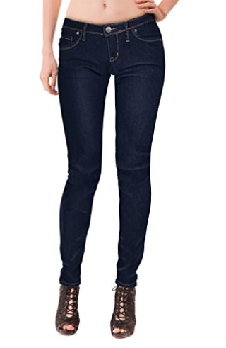 HyBrid & Company Super Stretch Low-Rise Jeans