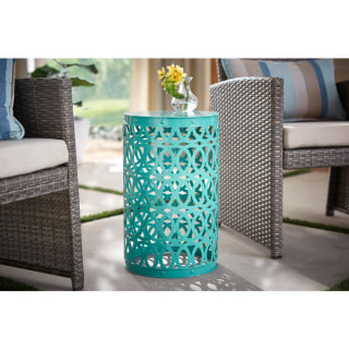 hampton bay metal garden stool