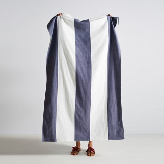 Block Striped Beach Towel