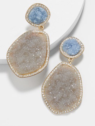 Vina Druzy Drop Earrings