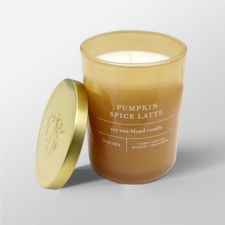 7.8oz Glass Jar Candle Pumpkin Spice Latte - Threshold(TM)