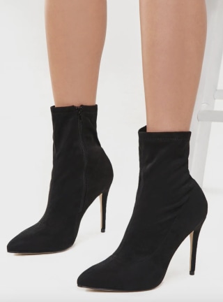 Forever 21 Faux Suede Booties