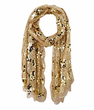 Paillette Sequin Tulle Wrap