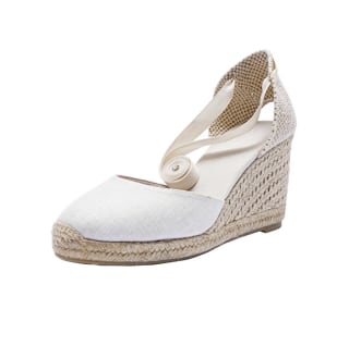 U-Lite Cap Toe Platform Espadrilles Wedges