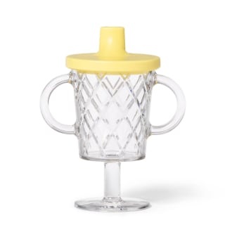 Plastic Cup with Yellow Lid