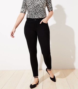 5 Pocket Sateen Leggings in Curvy Fit