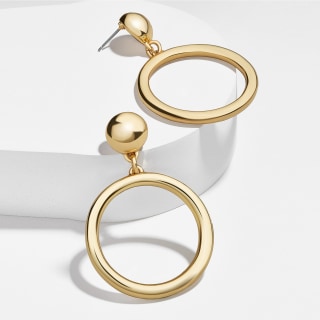 Ring Hoop Earrings