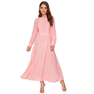 Pleated Fit and Flare Dress