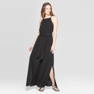 Universal Thread Sleeveless High-Neck Maxi Dress