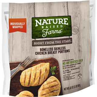NatureRaised Farms Boneless Skinless Chicken Breasts, 32 oz. (Frozen)