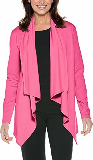 Coolibar UPF 50+ Women's Marietas Sun Wrap - Sun Protective (Large- Poppy Pink)