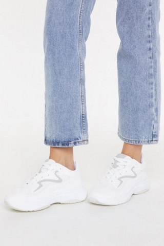 Mesh Contrast Chunky Trainer