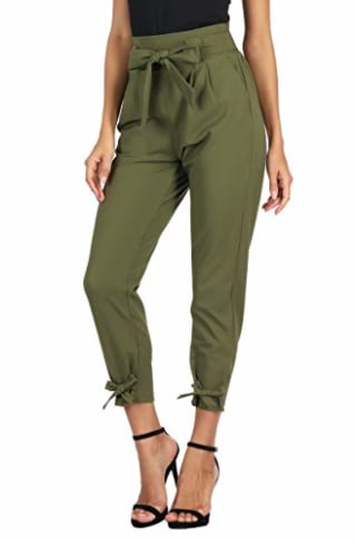 Grace Karin Casual Paper Bags Pants