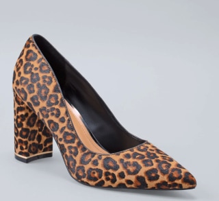 White House Black Market Leopard Pumps