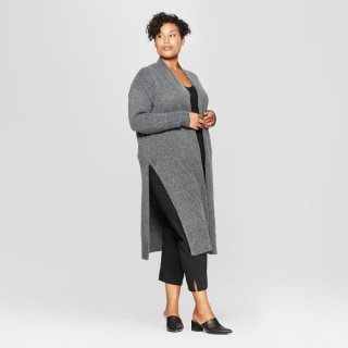 Prologue Gray Long Sleeve Cardigan