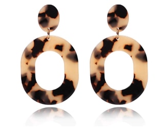 Geometric Resin Earrings