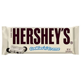 HERSHEY'S Cookies 'n' Creme Candy Bar, 1.55 Ounce (Pack of 36)