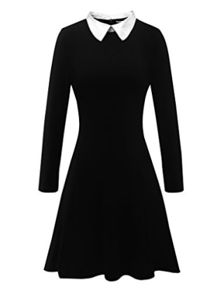 Long Sleeve Peter Pan Collar Dress