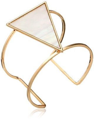 Panacea Mother-Of-Pearl Geo Cuff Bracelet