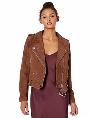 BLANKNYC Suede Moto Jacket