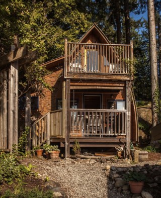 Alfie the A-Frame in beautiful British Columbia