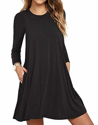 Long Sleeve T-Shirt Dress