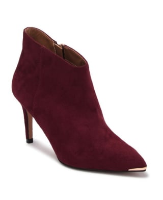 Burgundy Stiletto Bootie