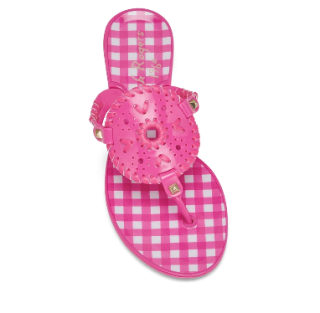 Jack Rogers Gingham Georgica Jelly Sandals