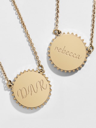 Katie Engravable Pendant Necklace
