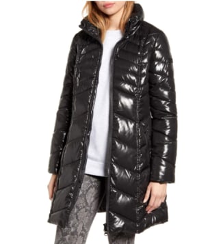 Sam Edelman Hooded Puffer Jacket