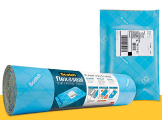 Scotch Flex and Seal Shipping Roll