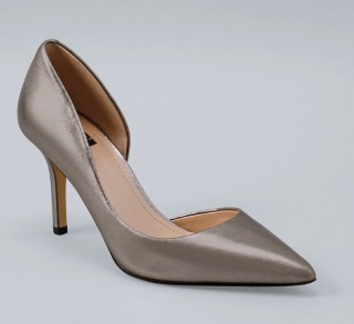Ella Metallic Leather Pumps