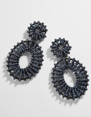 Beaded Kiera Drop Earrings